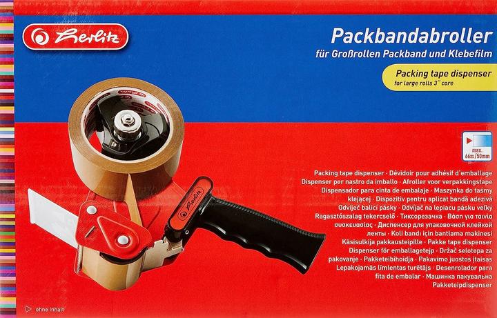 Actual product image Herlitz Packing tape dispenser for large rolls up to 66mx50mm