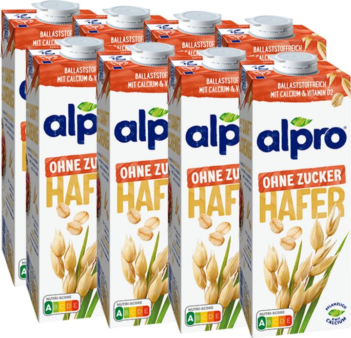 Alpro Haferdrink ungesüsst (8 x 100 cl)