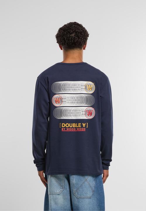 Produktbild Wood Wood Mel Stacked Logo Longsleeve - 121769 (L)