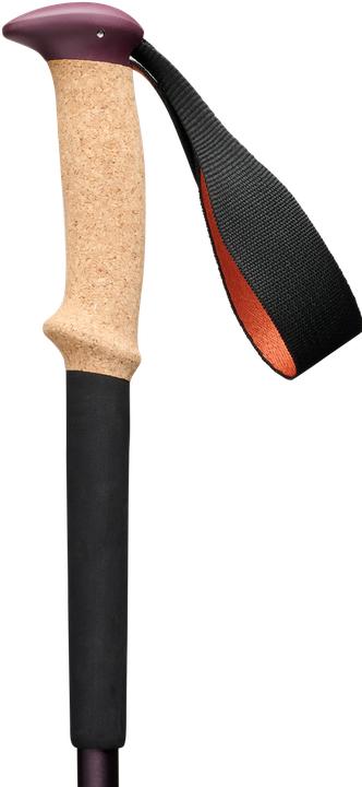 Actual product image Black Diamond Trekkingst?cke Trail Cork (anthrazit/orange, 1 Paar, 100-140 cm) (100 - 140 cm)