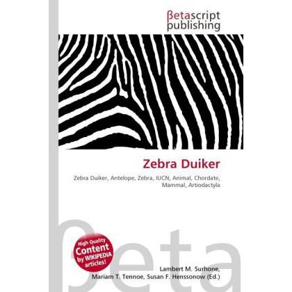 Zebra Duiker, Fachbücher