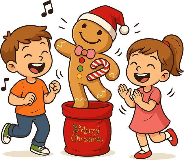 Produktbild Triton Funktionsplüsch Lebkuchenmann