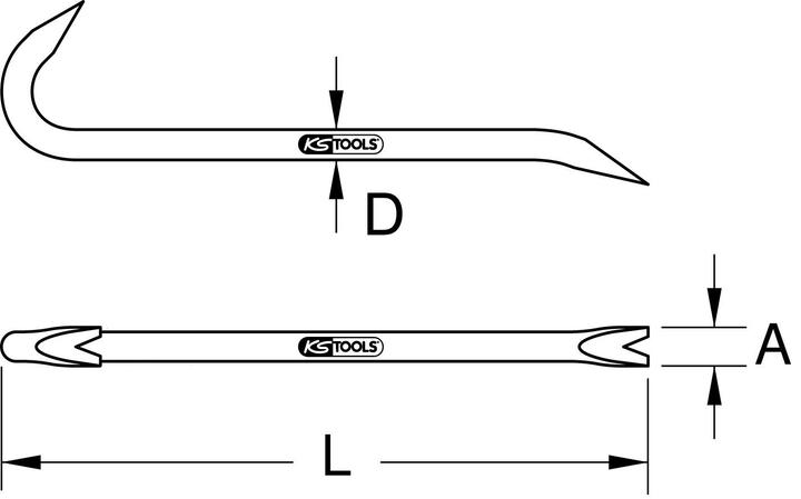 Image du produit KS Tools Pince à décoffrer TITANplus, 457 mm (20 mm)