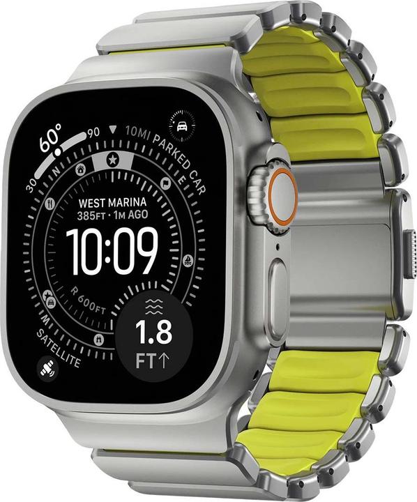 Image du produit Nomad Spartan Band Natural Titanium Volt 49mm (FKM, Titane, Titane)