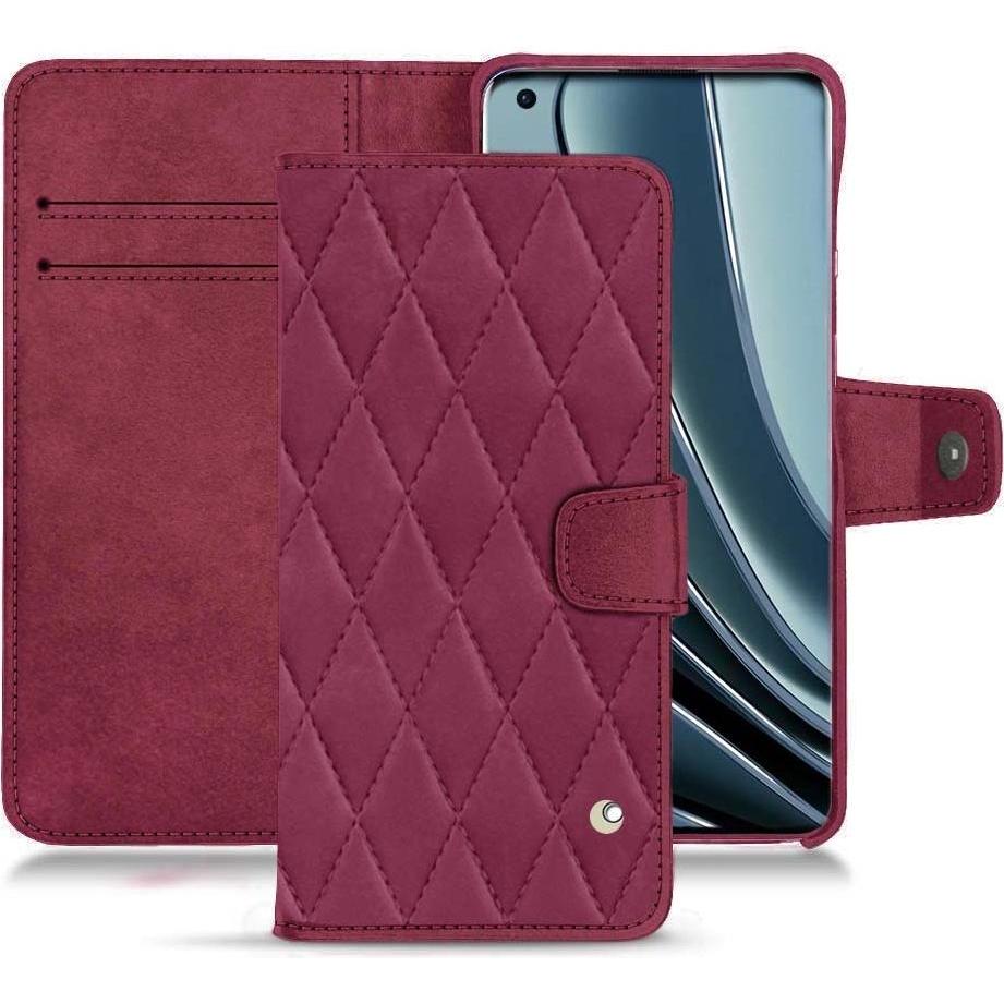 Noreve Lederschutzhülle Wallet (OnePlus 10 Pro), Smartphone Hülle, Violett