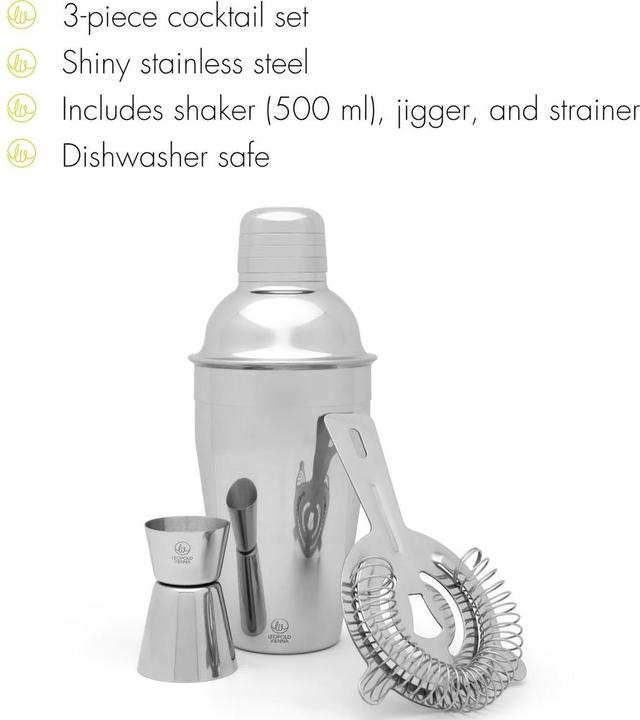 Actual product image Leopold Vienna Bar Accessories (Cocktail set)