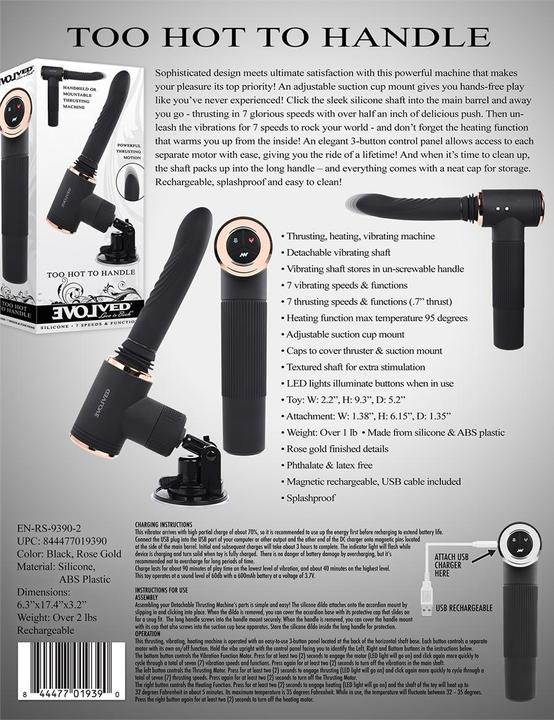Actual product image Evolved Mountable Thrusting Machine "Too Hot To Handle"