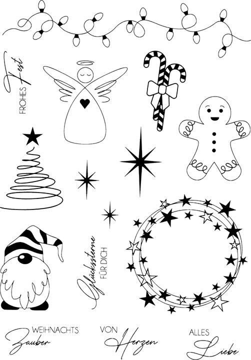 Nutritional values and ingredients VBS Silicone stamp "Christmas magic"