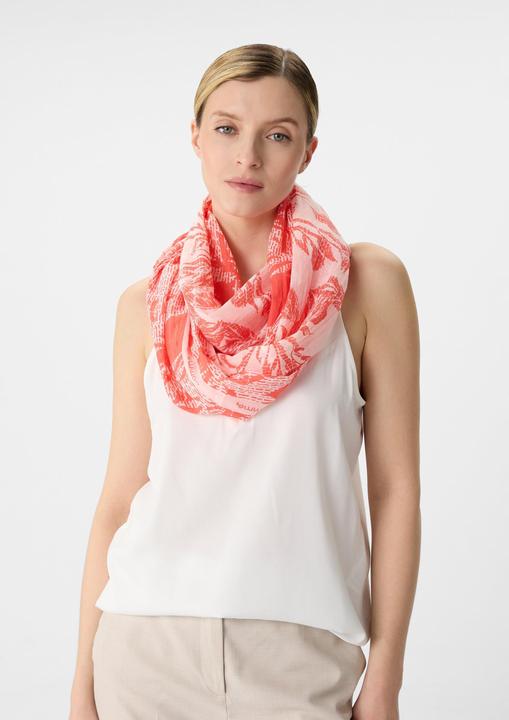 Image du produit Comma Tuch Feiner Loop-Schal mit All-over-Print