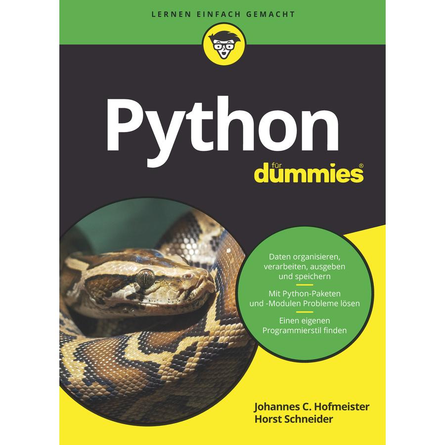 Python für Dummies, Fachbücher von Johannes C. Hofmeister