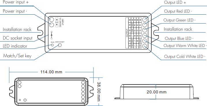 Actual product image Dotlux DOTL radio receiver