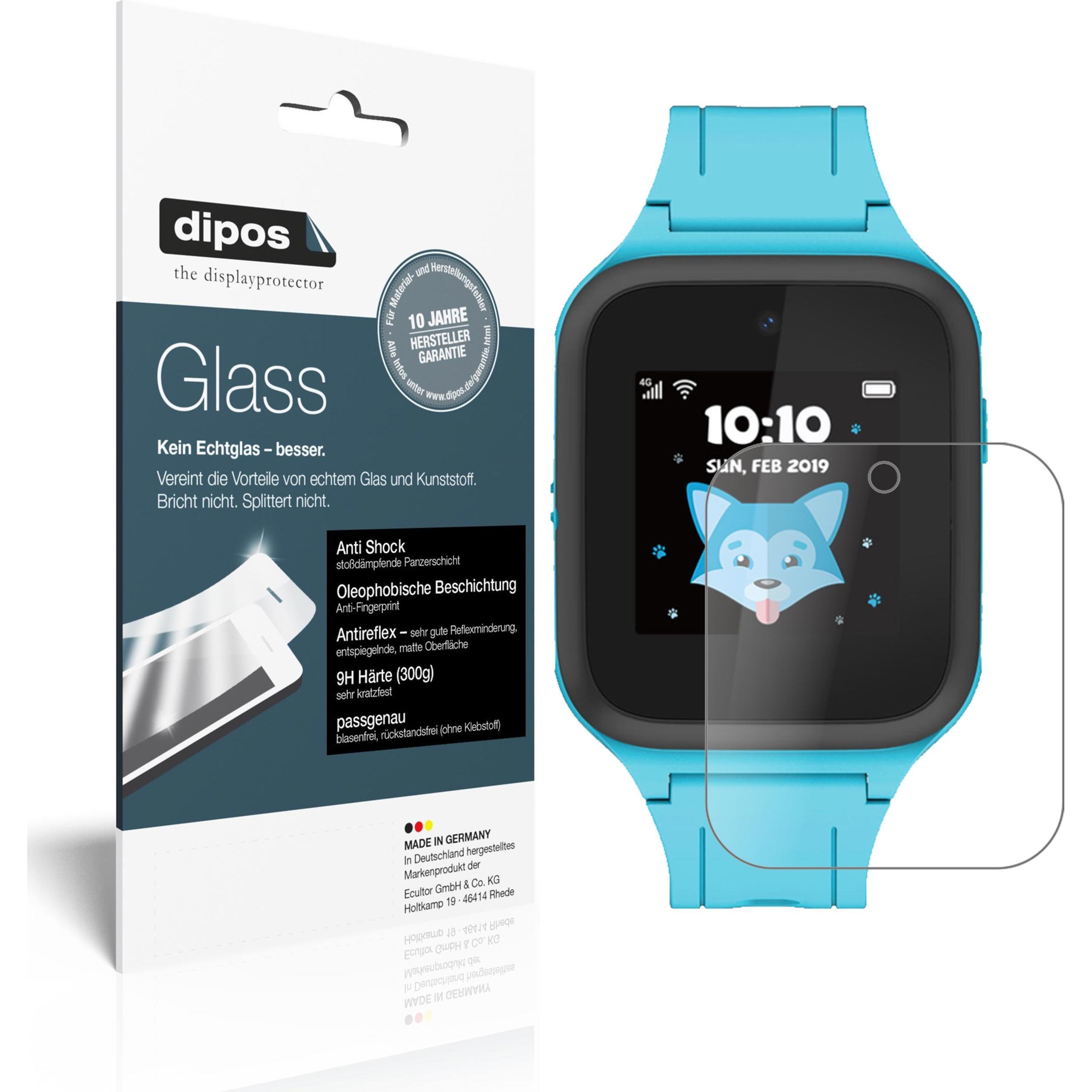 Dipos Displayschutz Anti-Shock, Smartwatch Schutzfolie, Transparent