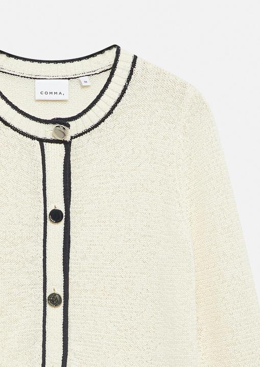 Produktbild Comma Strickjacke mit Kontrastabschlüssen (48)