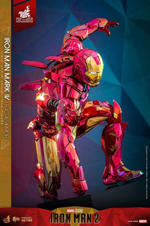 Produktbild Hot Toys Iron Man figurine Movie Masterpiece Diecast 1/6 Iron Man Mark VI (Fractal Armor) Exclusive