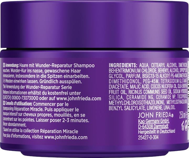 Image du produit John Frieda Frizz Ease Wunderkur (250 ml)