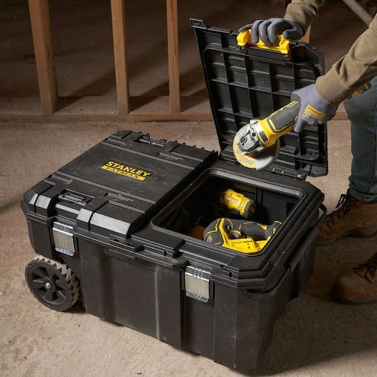 Actual product image Stanley T-STAK Mobile Assembly Box | Job Chest