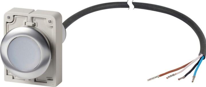 Actual product image Eaton Pushbutton, flat, latching, 1 S, cable 185968