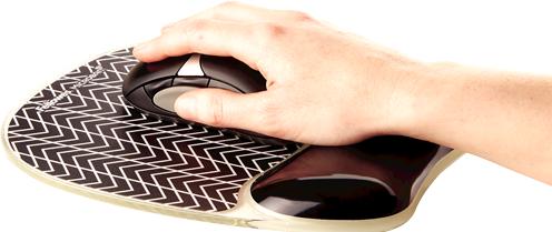 Image du produit Fellowes Tapis de souris avec repose-poignet CHEVRON (S)