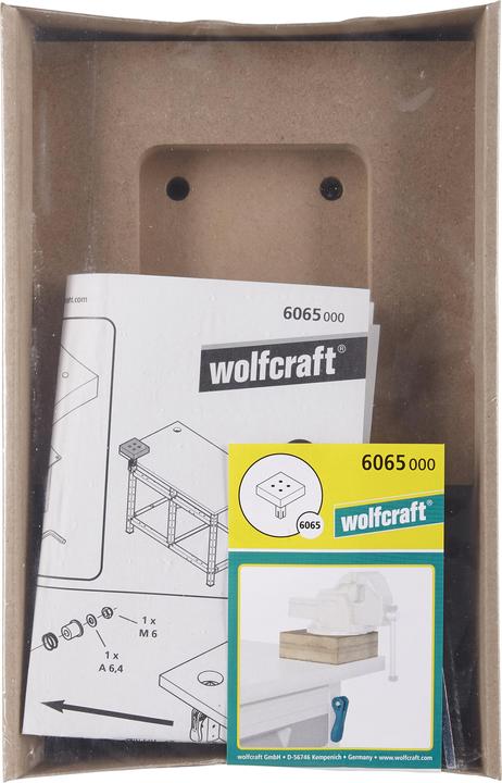Produktbild wolfcraft wolfcraft 1 Schnellwechsel-Adapterplatte (Holz)