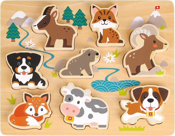 Actual product image Spielba Puzzle 3D Schweizer Tiere