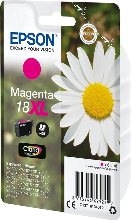 Actual product image Epson 18XL Claria Home (M)