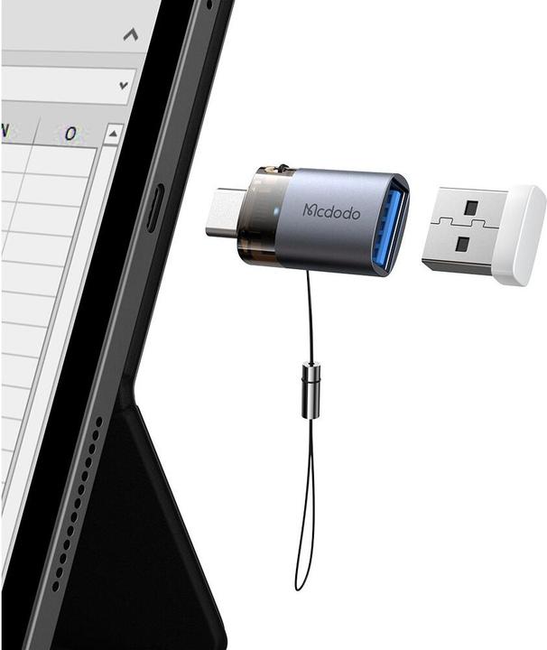 Actual product image Mcdodo - USB-A 3.0 auf Typ-C Adapter (USB-C, USB-A)