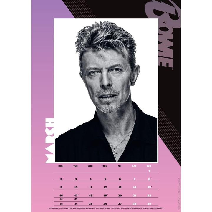 Image du produit David Bowie - Calendrier mural (A3)