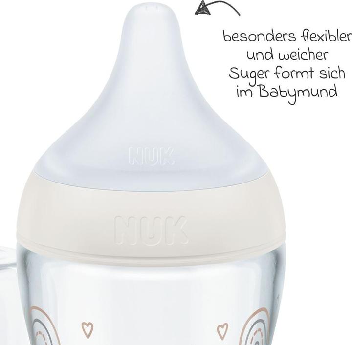 Image du produit NUK Biberon P.M.Verre120ml Si.S (120 ml)