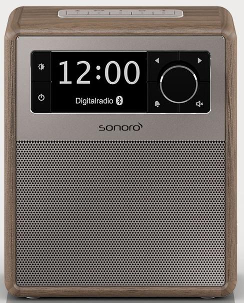 Productafbeelding Sonoro EASY V2 - Draagbare DAB+ Radio + Bluetooth - Walnoot (DAB+, FM, Bluetooth)