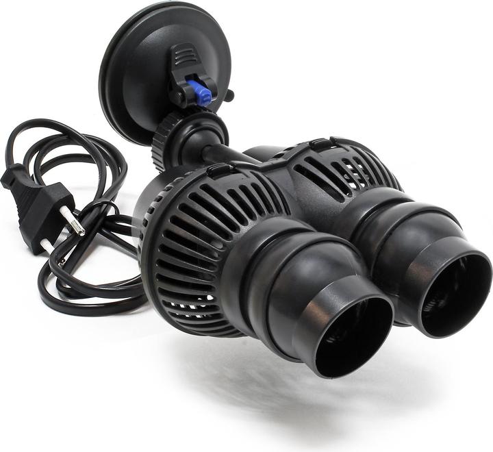 SunSun JVP-201A Pompe de brassage double Wavemaker Fixation par ventouse 6000l/h 12W Eau d’aquarium