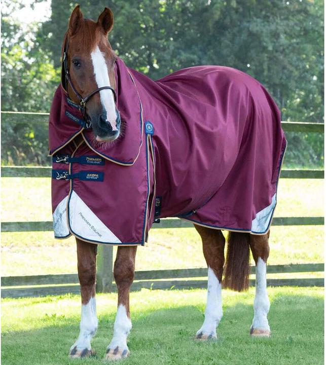 Premier Equine outdoor-decke mit halsteil akoni stratus 0g