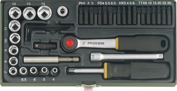 Produktbild Proxxon Steckschlüssel-Bit-Einsatz-Set (1/4")