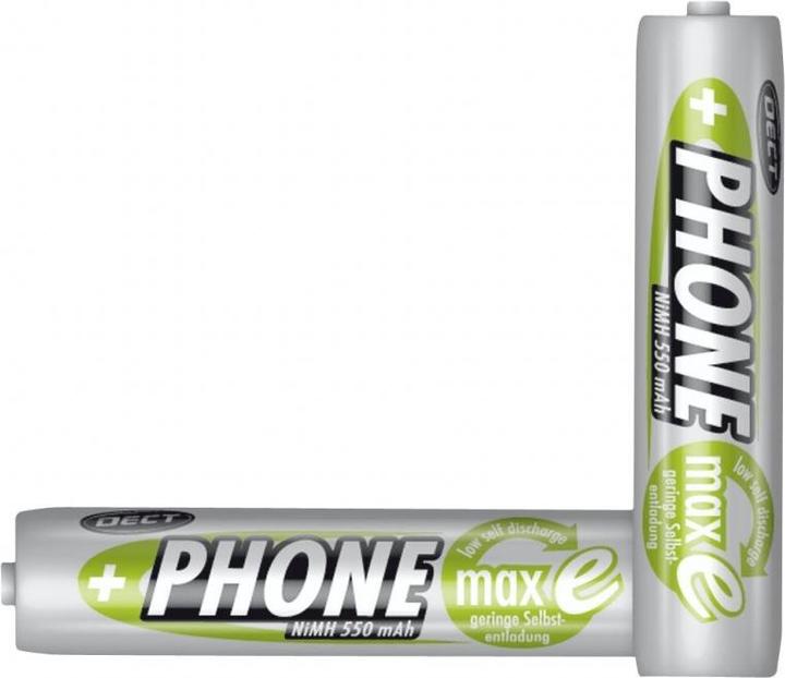 Image du produit Ansmann Pile micro (AAA) NiMH DECT maxi NiMH DECT (2 pcs, AAA, 550 mAh)