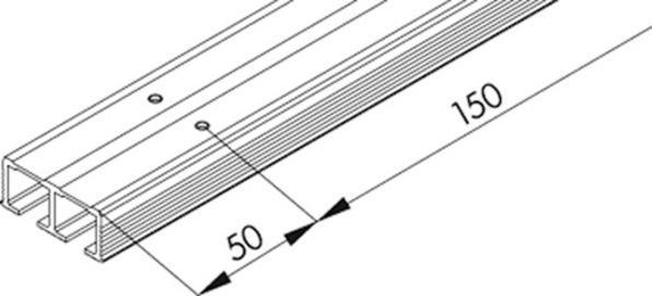 Produktbild HAWA Doppellaufschienen