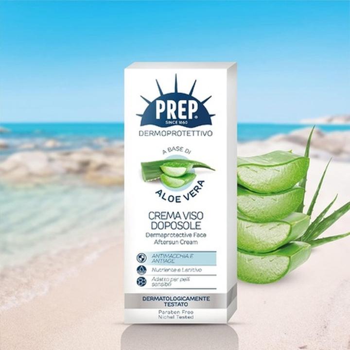 Immagine prodotto Prep Crema Viso Dopo Sole con Aloe Vera 50ml (50 ml, Crema doposole)
