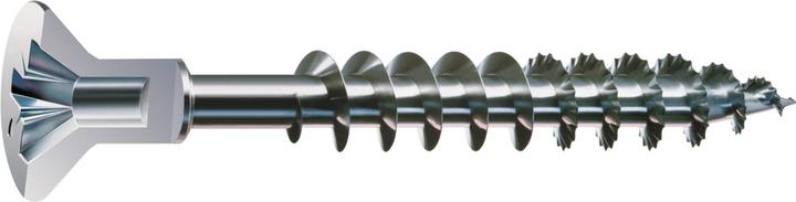 Actual product image Spax Senkkopf Fraesrippen Kopfbohrung 2,5mm Kreuzschlitz Z2 Vollgewinde Wirox (500 Screws per piece)