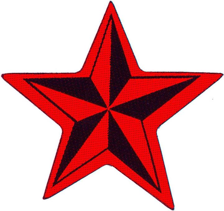 Produktbild Generic Nautischer Stern Patch Polyester