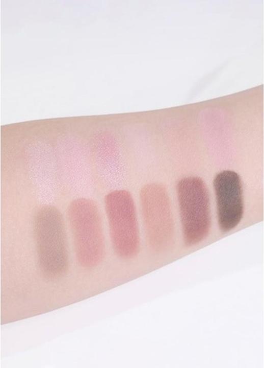 Actual product image Colorgram Pin Point Eyeshadow Palette Ultra-Blendable Matte (Pink and mauve)