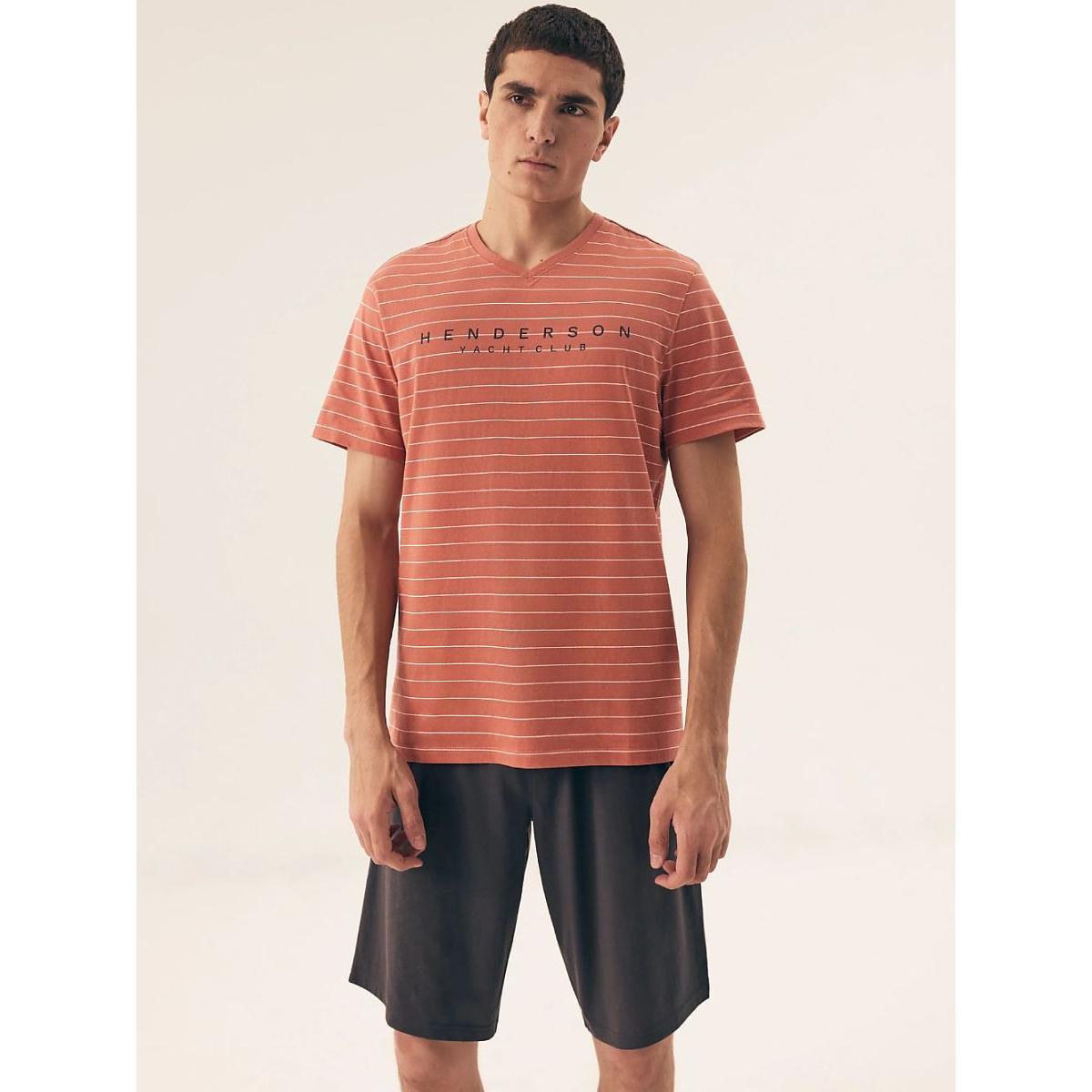 Henderson, Herren, Pyjama, Pyjama, Orange, (XXL)