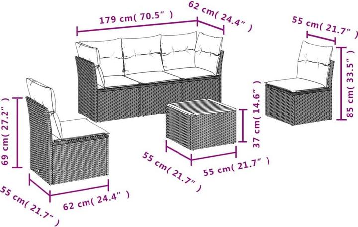 Produktbild vidaXL Goldie