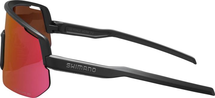 Actual product image Shimano Unisex glasses Technium L-RD (Mat Black, ridescape rd)