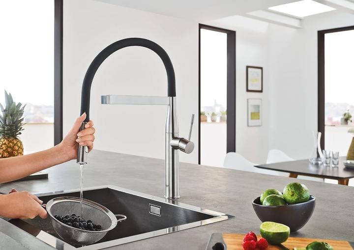 Immagine prodotto Grohe Rubinetto cucina monocomando con spruzzatore magnetico e finitura resistente