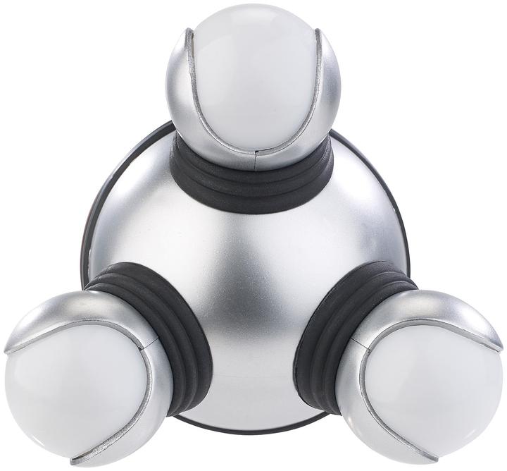 Produktbild Newgen medicals 2er-Set Mini-Vibrations-Massagegeräte mit 3 Köpfen