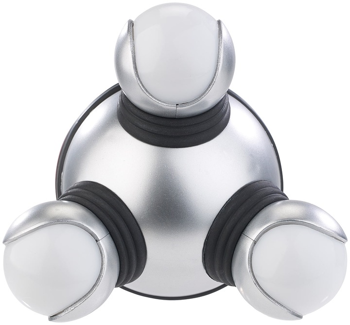 Produktbild Newgen medicals 2er-Set Mini-Vibrations-Massagegeräte mit 3 Köpfen