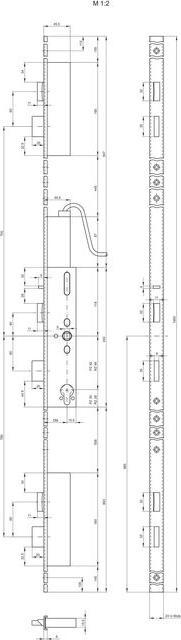 Actual product image MSL FlipLock access 25574PE-SV.7 Panic E 1-leaf self-locking