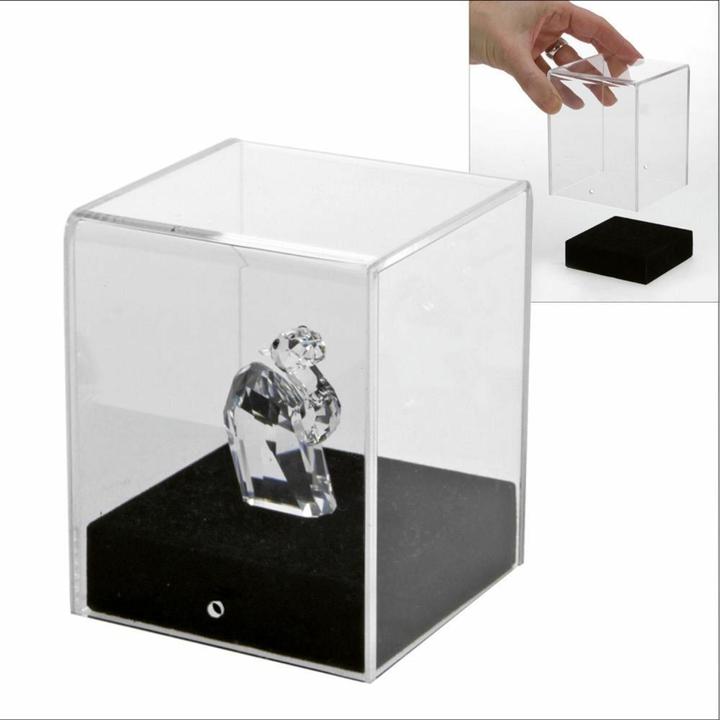 Actual product image Safe Acrylic display case cube 8 x 8 x 10 cm (8 x 8 x 10 cm)