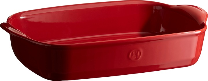 Produktbild Emile Henry Plat à gratin rectangulaire 36,5 x 23,5cm - 2,7L - 6 pers - Rouge Grand cru