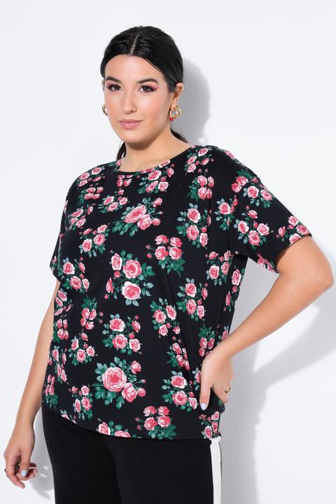 Produktbild Studio Untold T-Shirt, oversized, Roses-Print (56)