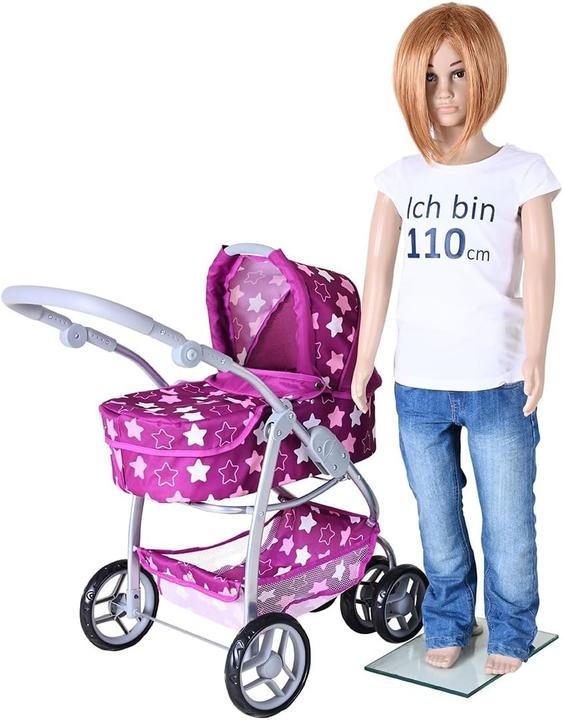 Immagine prodotto Knorrtoys Puppenwagen Coco - star dark pink