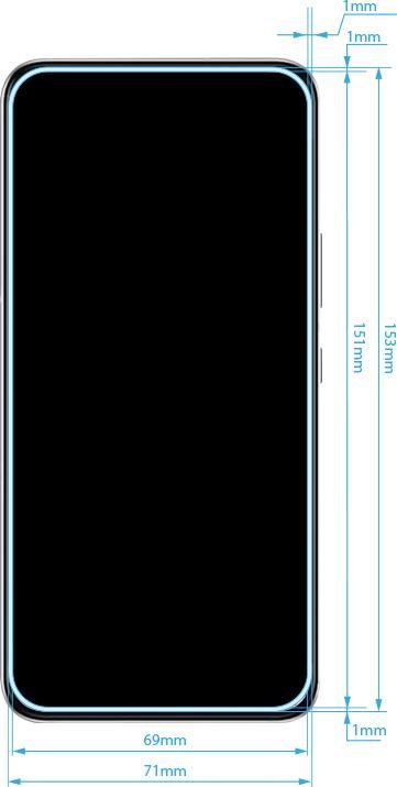 Actual product image Crong 7D Nano Flexible Glass - Szkło hybrydowe 9H na cały ekran Samsung Galaxy S22+ (Samsung Galaxy S22+)